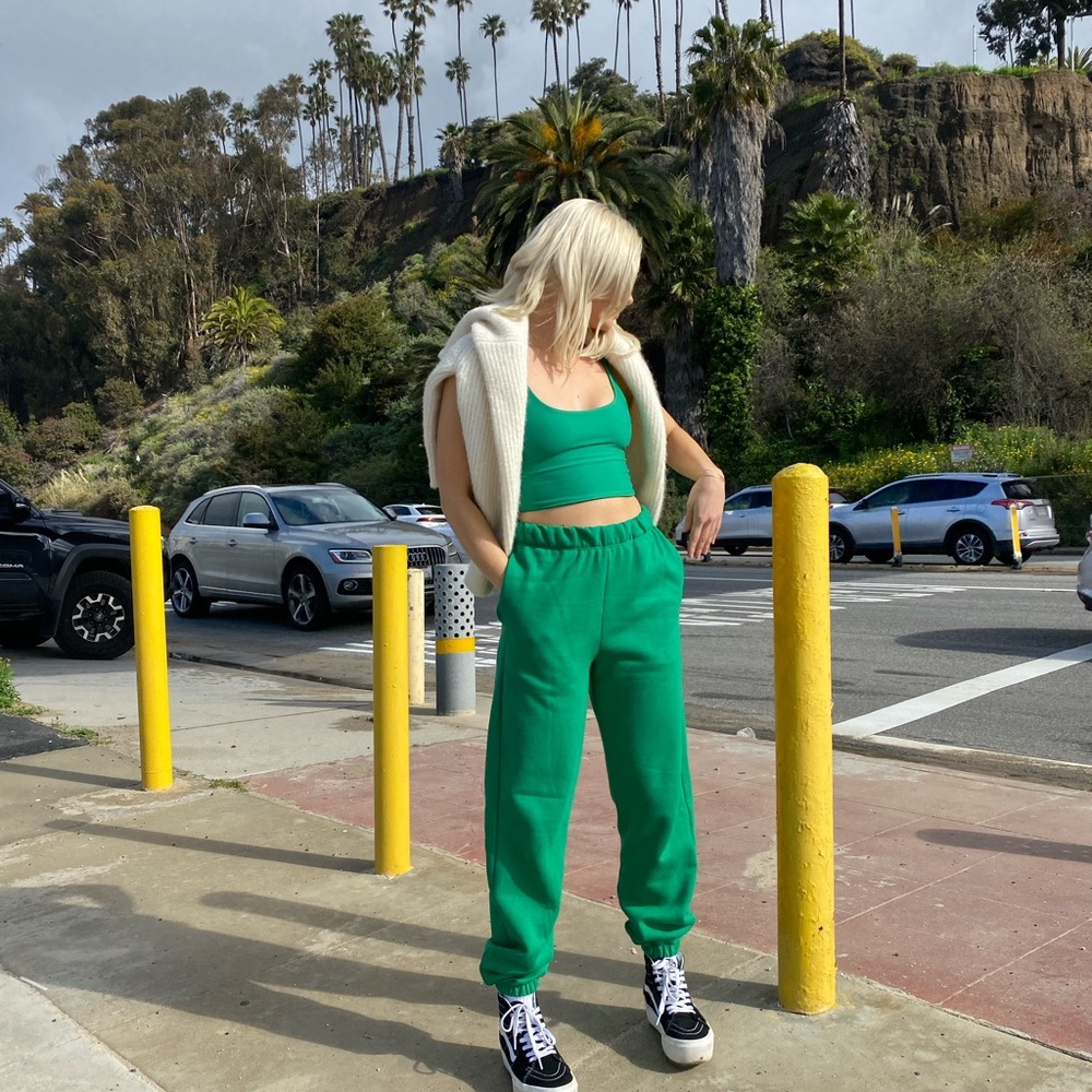 Skatie Kelly green ultralux ziggy sweatpants